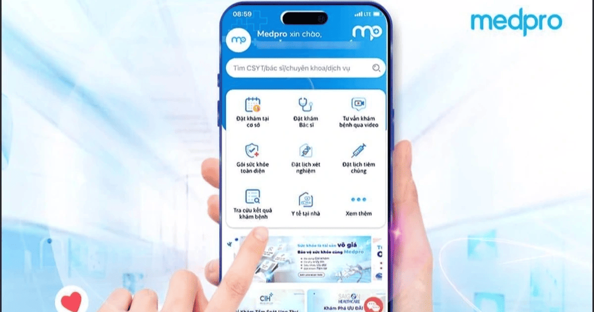 app đặt lịch khám